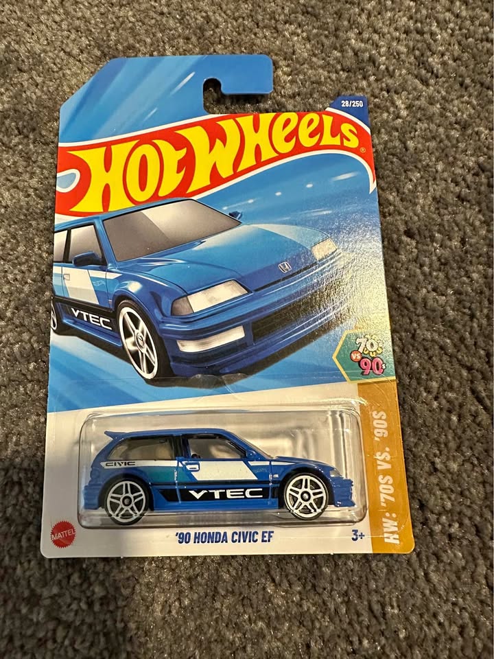 Hot Wheels ’90 Honda Civic EF VTEC – #28/250