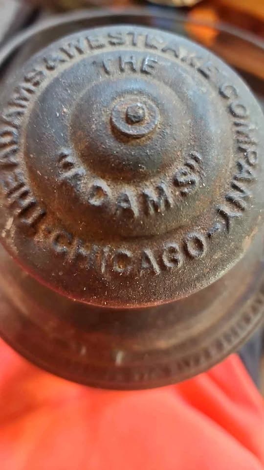 Super rare old Adams and Westlake railway Company lantern