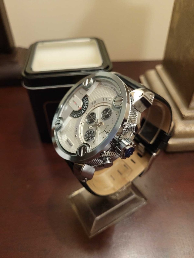 White Weide Diesel Dual Time Zone Men’s Watch - photo 2