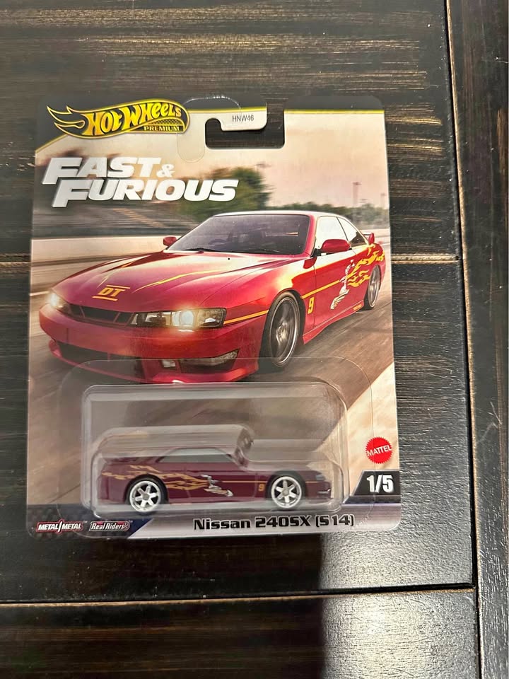 2025 Hot Wheels Premium Nissan 240SX S14 w/ Real Riders