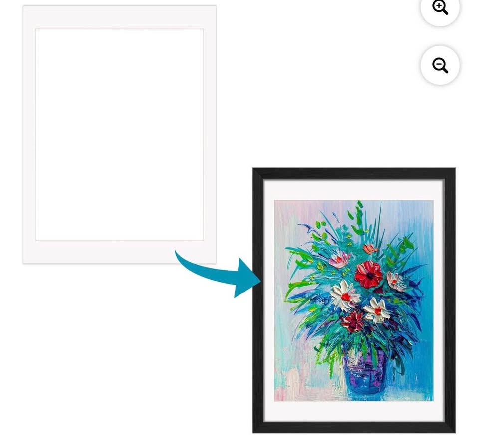 ZBEIVAN 18x24 White Picture Mats for 16x20 Pictures - photo 4