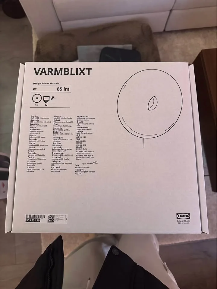 VARMBLIXT Donut Lamp IKEA - BNIB image indicator(2)
