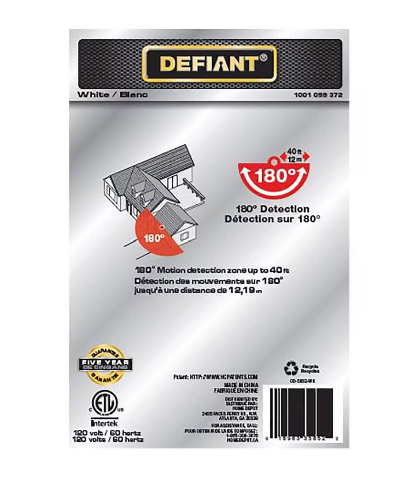 Defiant LED Motion Activated Flood Light - photo 3