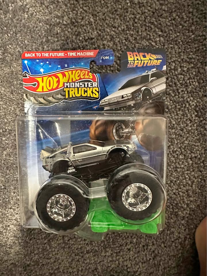 Hot Wheels Monster Trucks – Back to the Future Time Machine (DeL