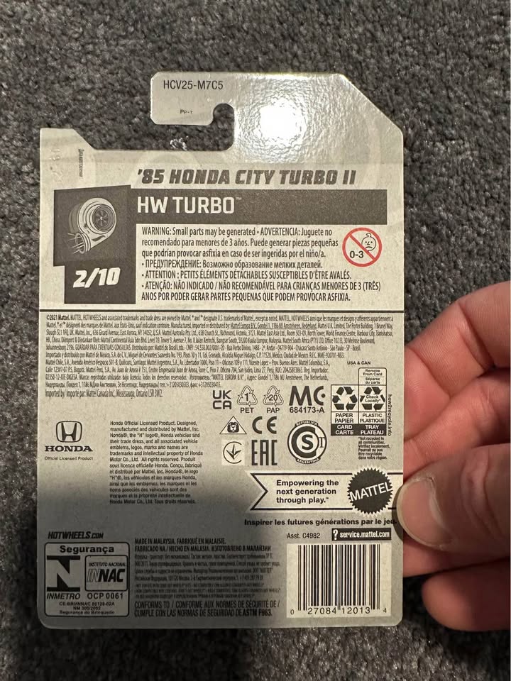 🔥 Hot Wheels ’85 Honda City Turbo 2 – HW Turbo – 13/250 🔥 - photo 3