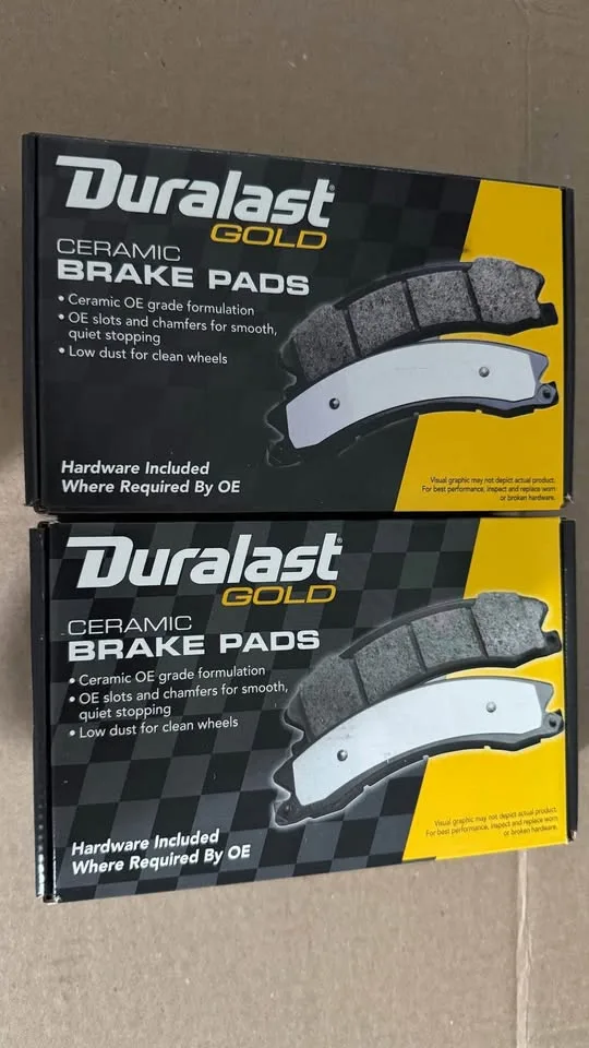 Duralast brake pads whole set for 4 side image indicator(2)