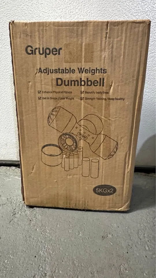 Adjustable Dumbbell Weights Pair, 5 in 1 Set for Men & Women