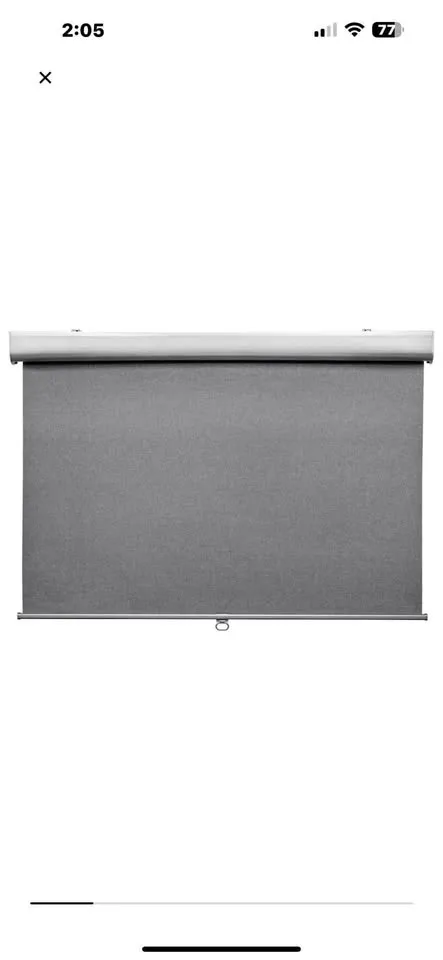 TRETUR Black-out Roller Blind 32x76