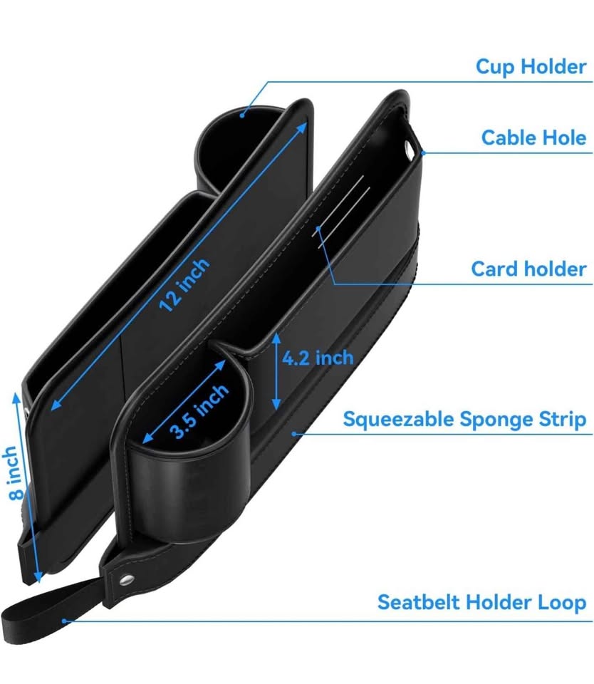 Car Seat Gap Organizer - photo 2