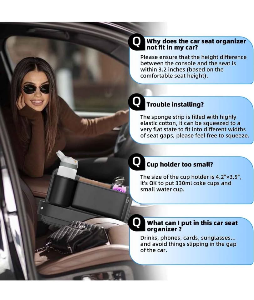 Car Seat Gap Organizer - photo 4