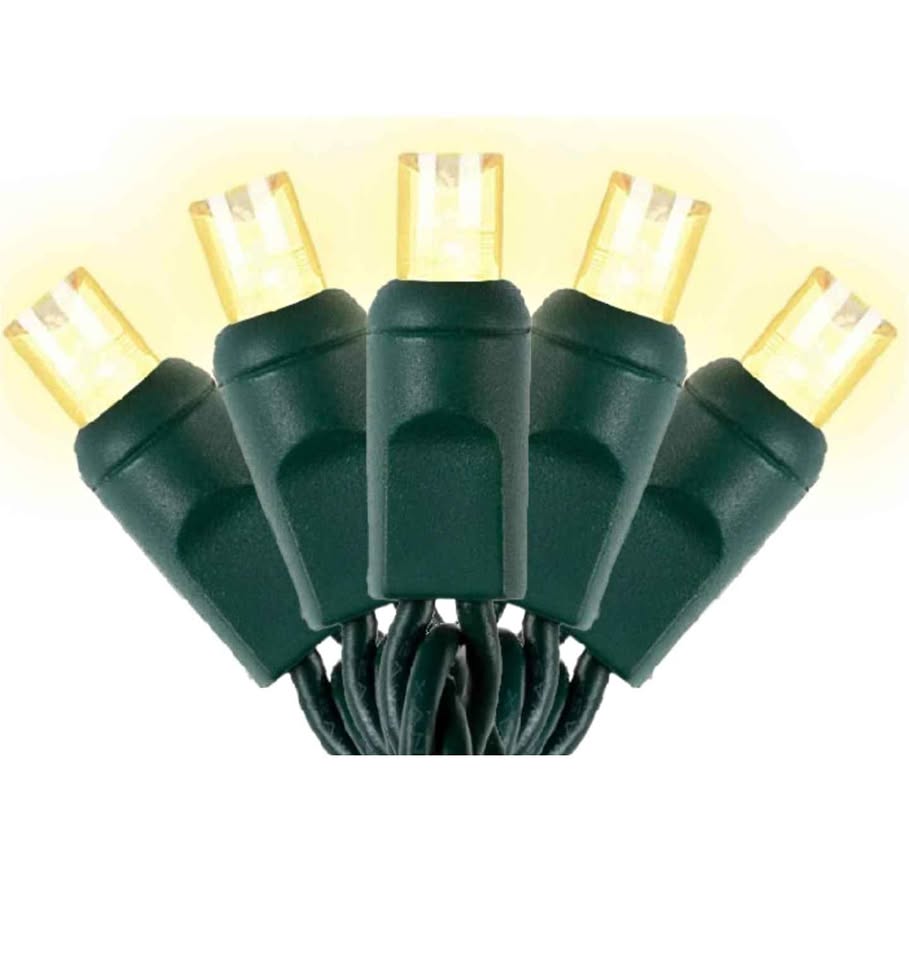 Warm White LED Christmas Lights