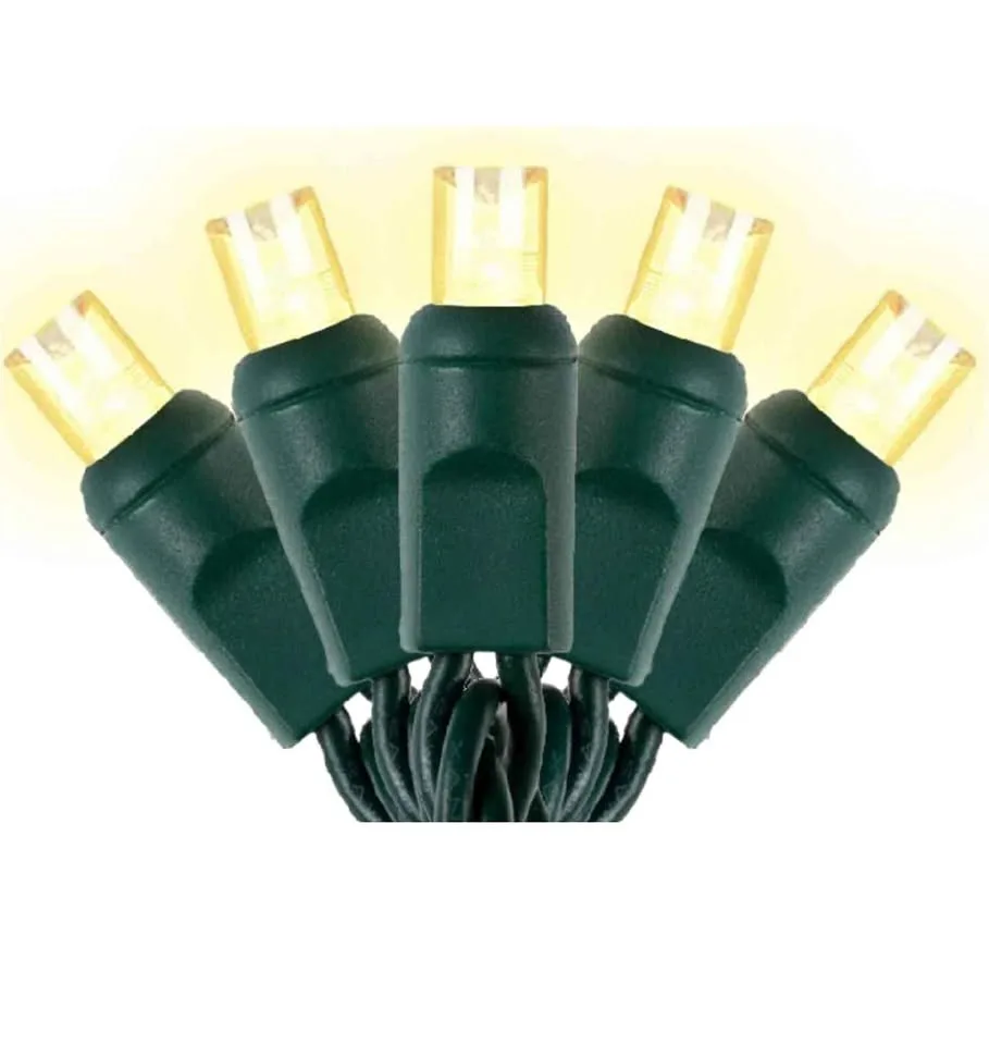 Warm White LED Christmas Lights