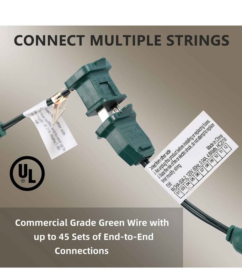 Warm White LED Christmas Lights - photo 5