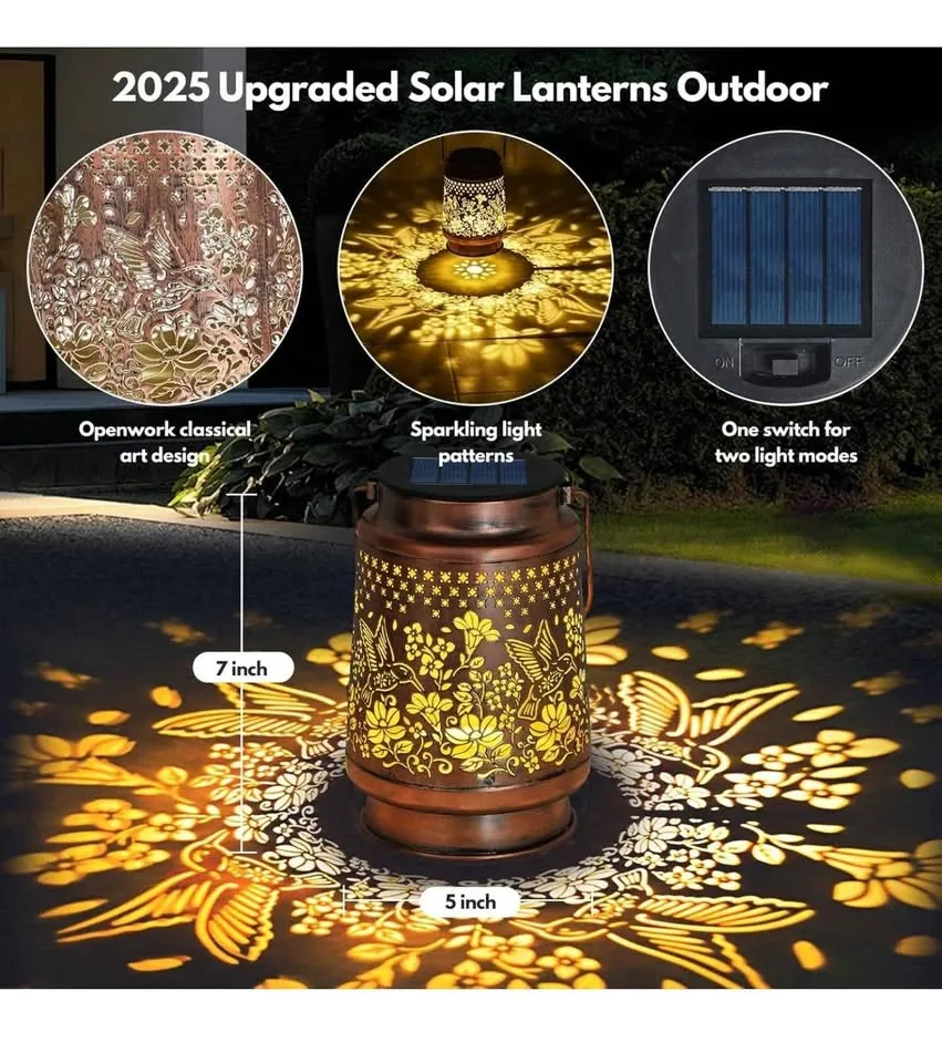 Solar Lantern Outdoor Lamp image indicator(2)