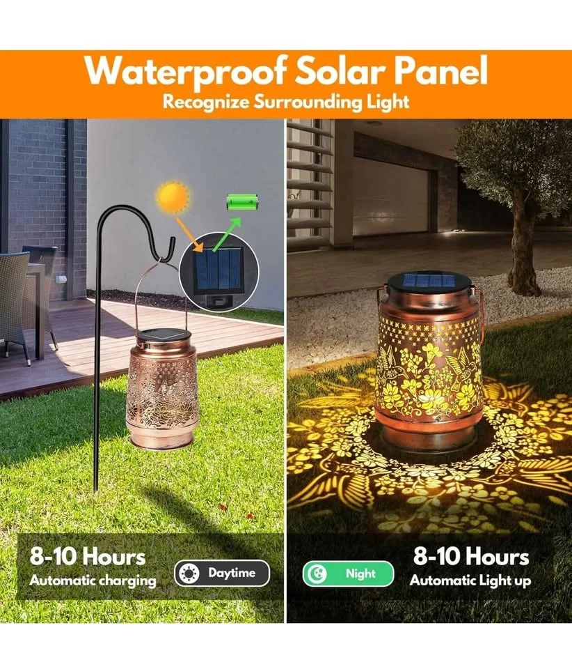 Solar Lantern Outdoor Lamp image indicator(4)