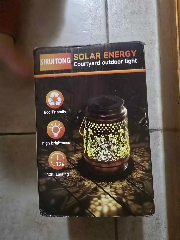 Solar Lantern Outdoor Lamp image indicator(5)
