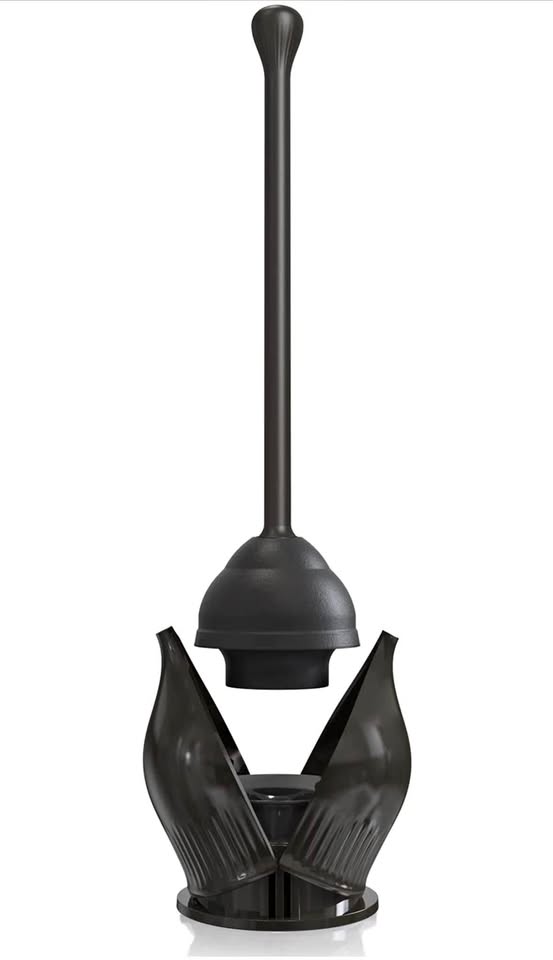 Toilet Plunger with Holder