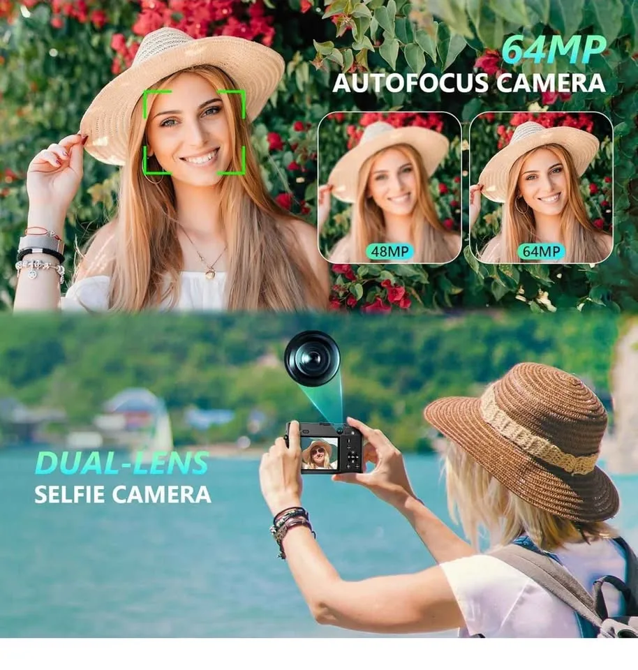 5K Digital Camera, 64MP, 6X Optical Zoom image indicator(4)