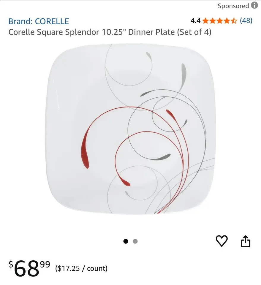 Corelle Dinner Plates image indicator(3)
