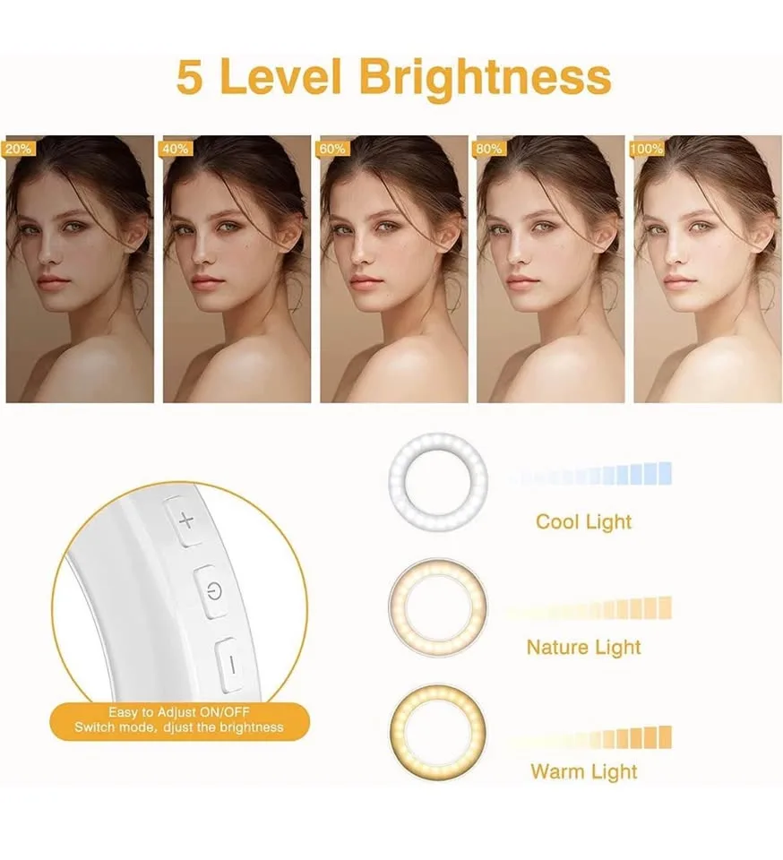 Clip on Ring Light image indicator(4)