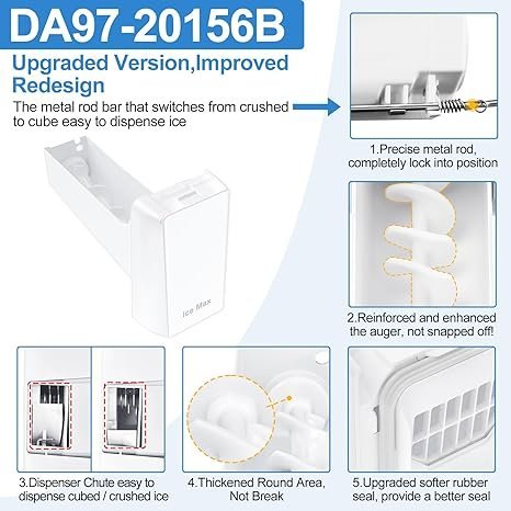 Samsung Refrigerator Ice Bucket – DA97-20156B (NEW!) - photo 2