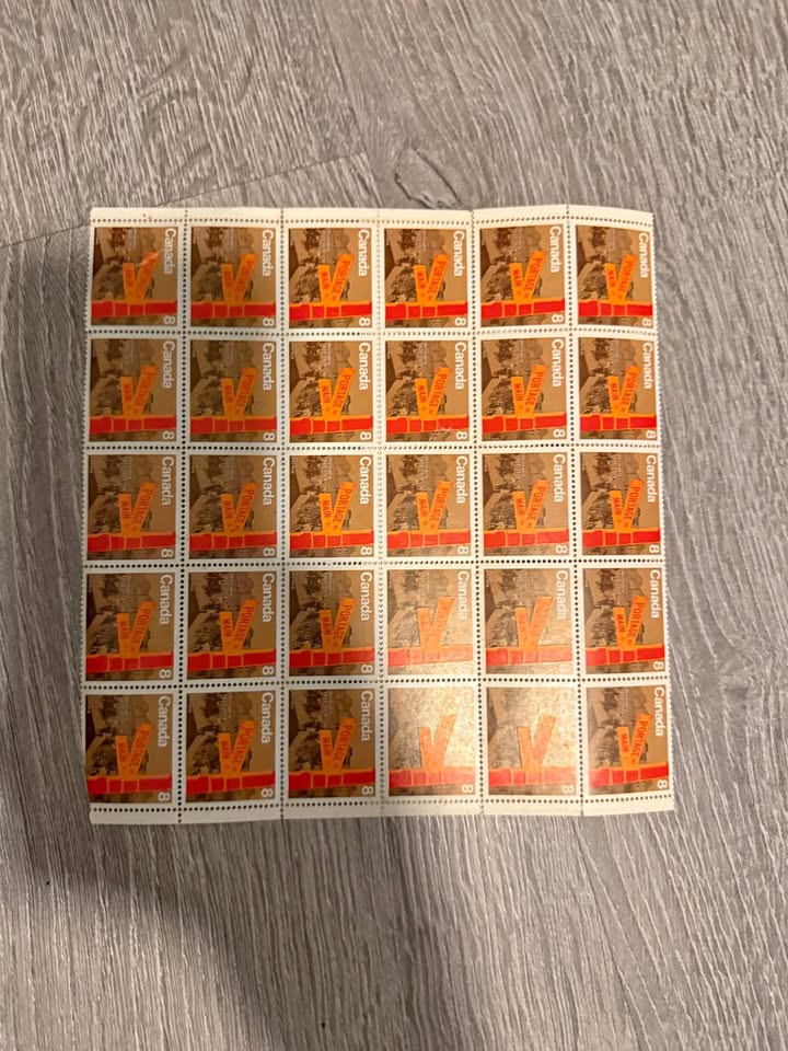 Canada Stamp Sheet - 1974 WINNIPEG CENTENNIAL Pane