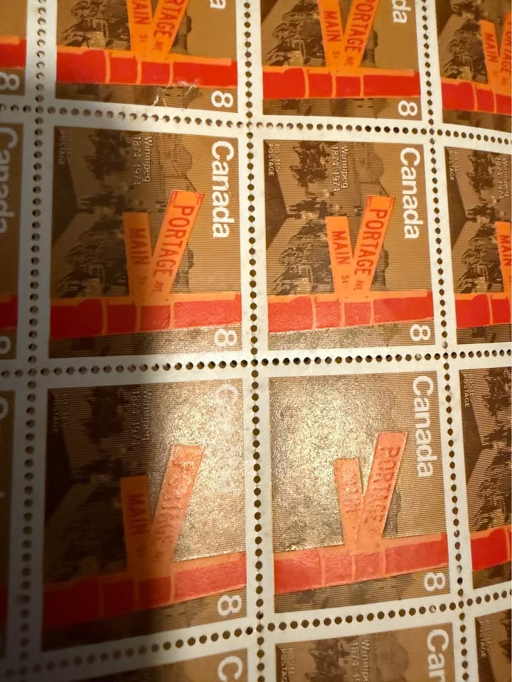Canada Stamp Sheet - 1974 WINNIPEG CENTENNIAL Pane - photo 2