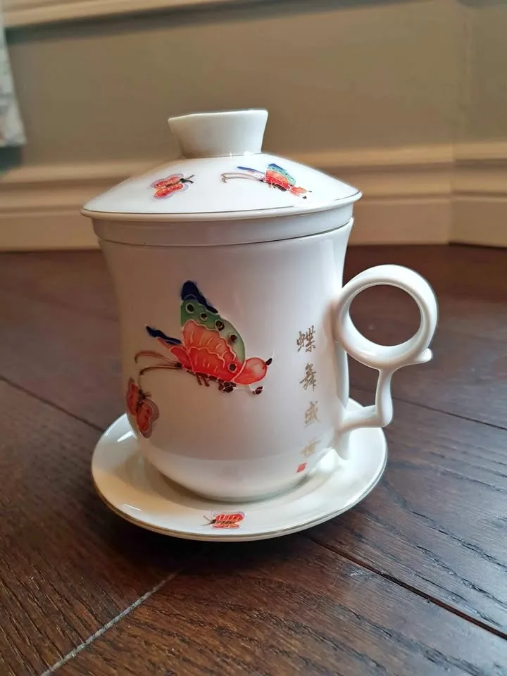 Teavana Butterfly Tea Cup