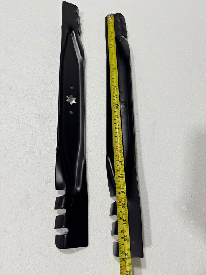 Mower Blades – 2-Pack Toothed Mulching Blades 23" (NEW!) - photo 4