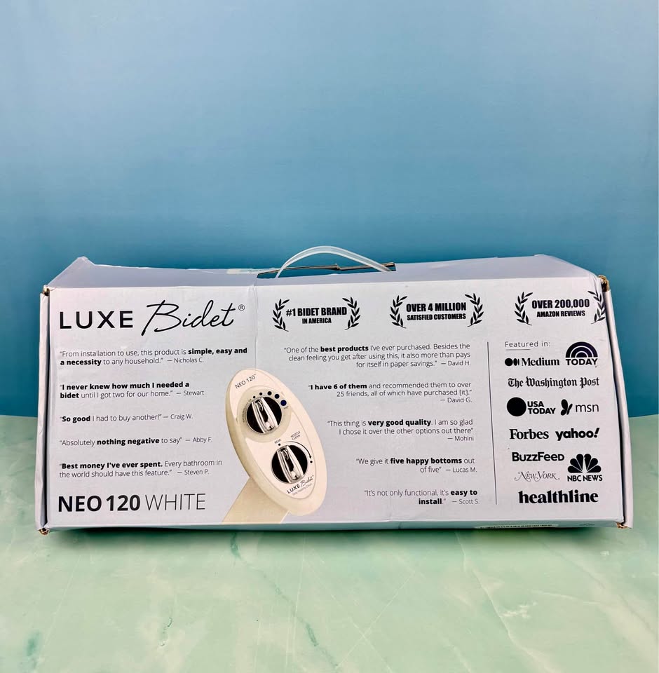 Brand NEW Bidet - LUXE Bidet NEO 120 - White