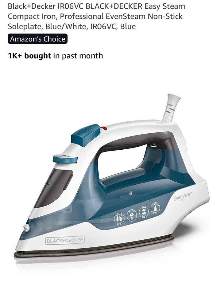 Black+Decker IR06VC Easy Steam Compact Iron