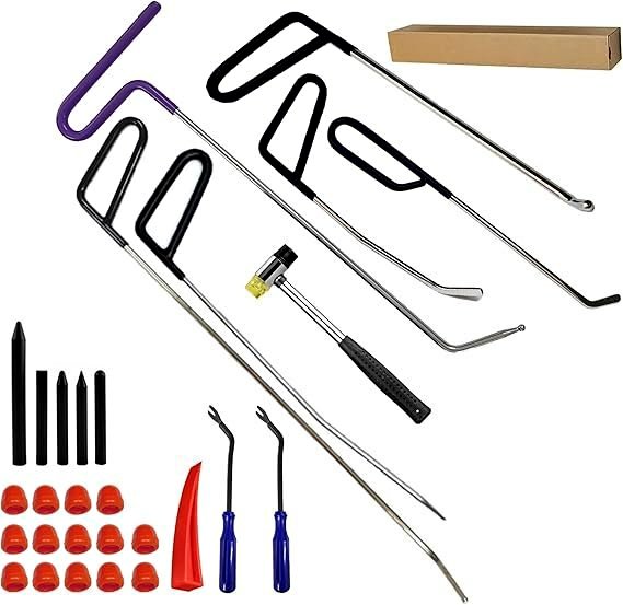 Chymogul 29 Pcs Paintless Dent Repair Kit – Professional Rod Set