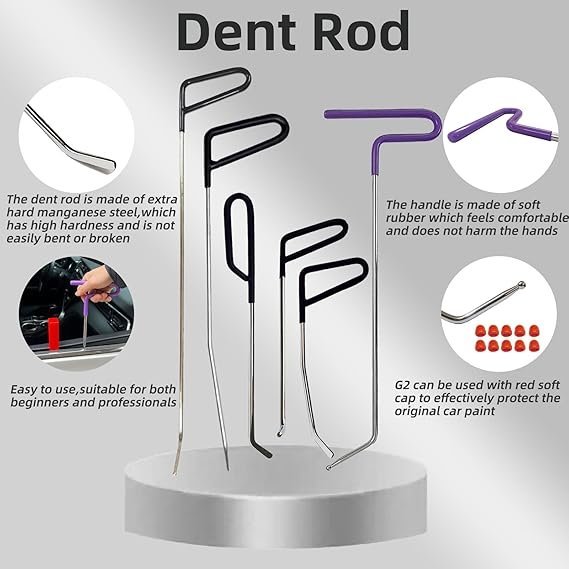 Chymogul 29 Pcs Paintless Dent Repair Kit – Professional Rod Set - photo 5