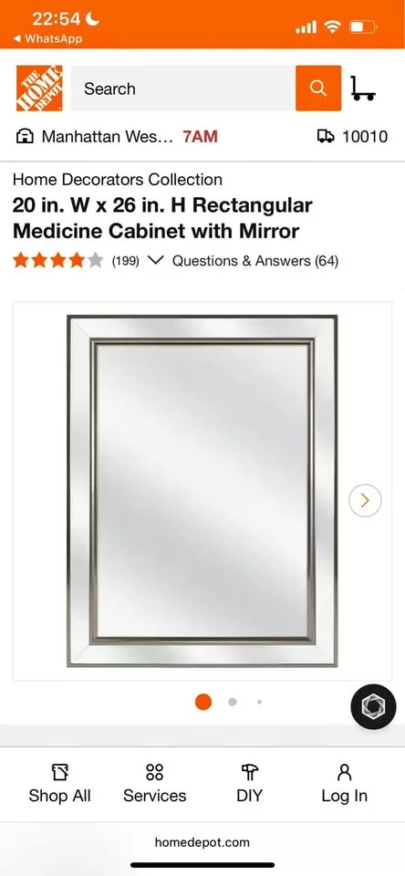 Medicine Cabinet with mirror