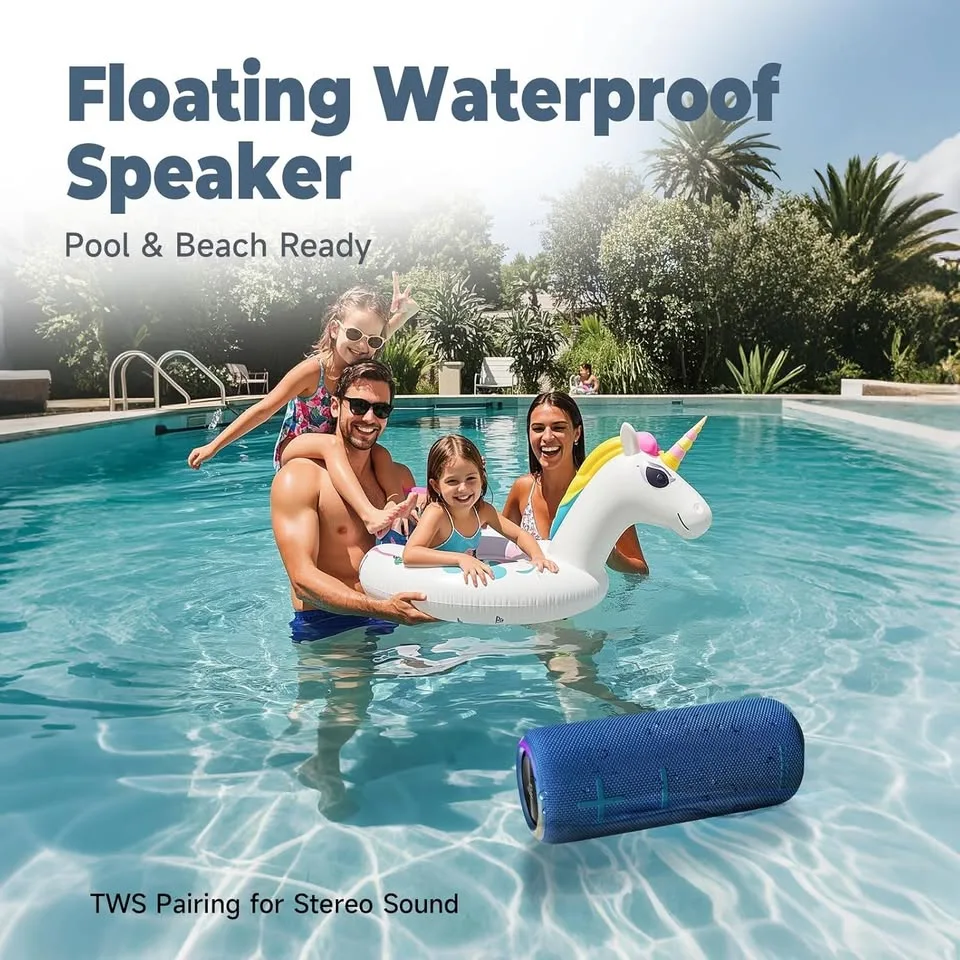 Waterproof Bluetooth Speaker - 30W HD Sound, 8H Playtime image indicator(5)