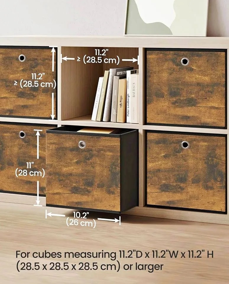 ✨ Stylish SONGMICS Storage Cubes – Set of 6 (Brand New!) ✨ thumbnail