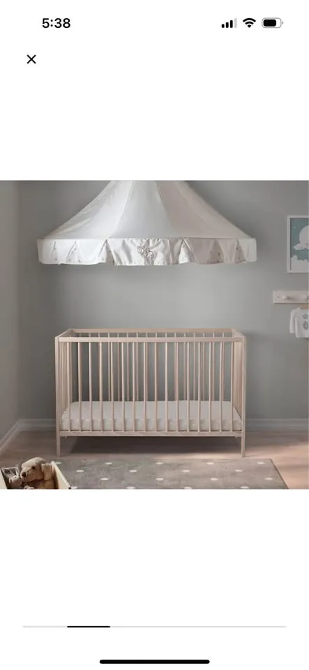 IKEA Sniglar crib with IKEA mattress image indicator(5)