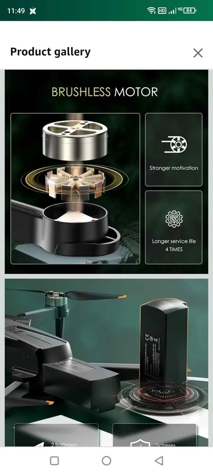 CHUBORY A68 WiFi Drone - Brand New In Box image indicator(3)