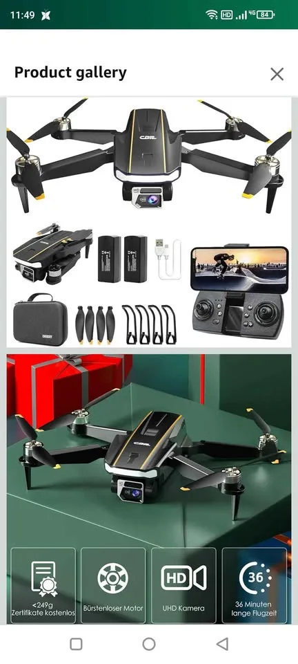 CHUBORY A68 WiFi Drone - Brand New In Box image indicator(4)