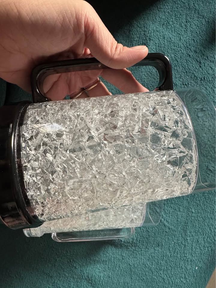 Double Wall Gel Frosty Freezer Ice Mugs Clear 16oz Set of 2 - photo 4