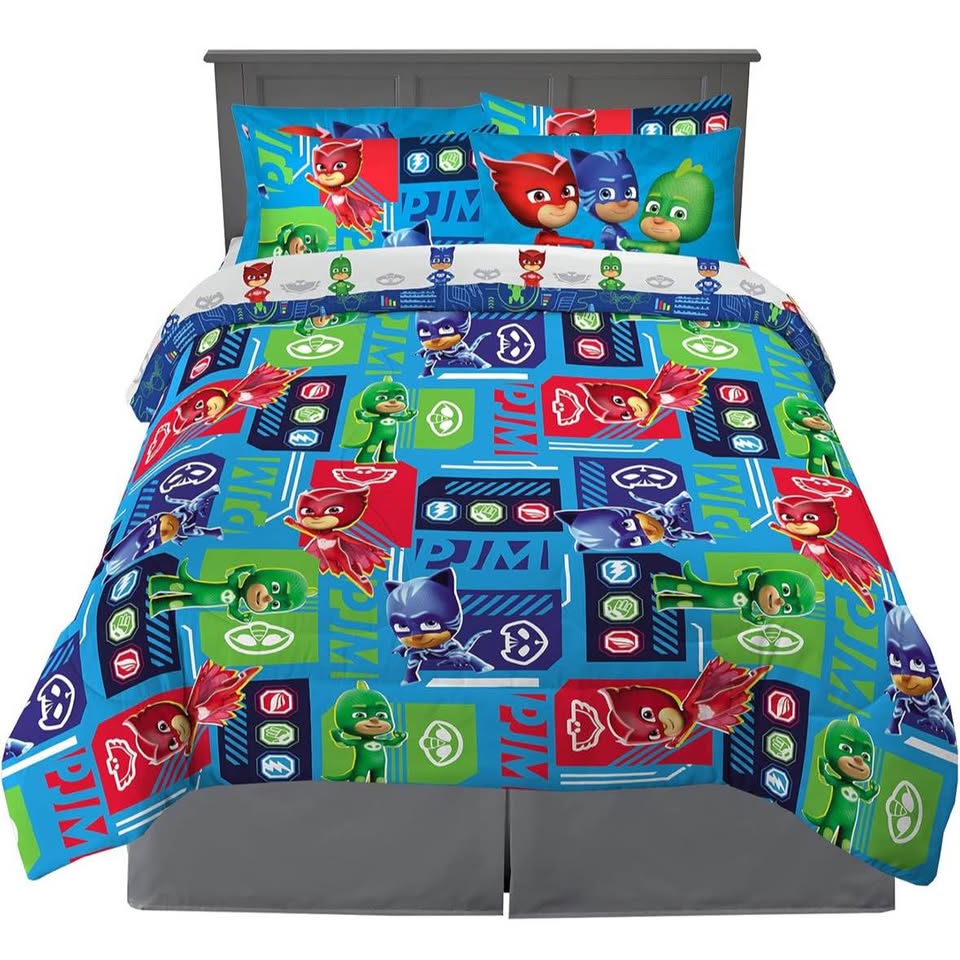 PJ Masks Comforter & Sheet Set 7 Piece Full Size - photo 2