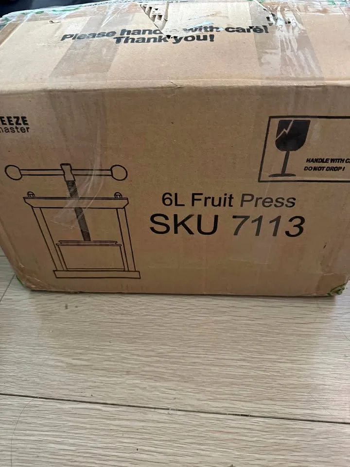 6L Fruit Press, Fruit Wine Manual Press