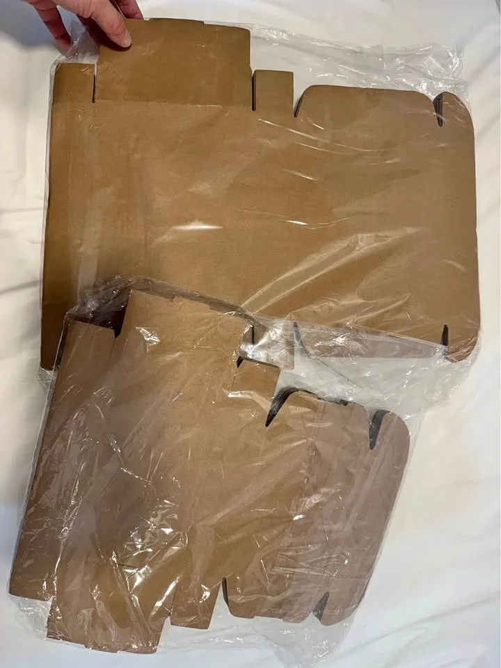 Corrugated cardboard box for shipping, small business...