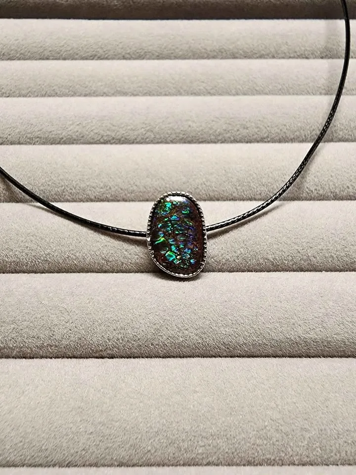 New Canadian Ammolite Necklace