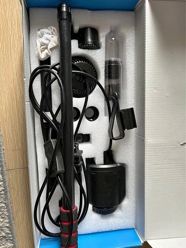 Aquarium Gravel Cleaner, 6-in-1 Electric Fish Tanks Gravel Vacuu