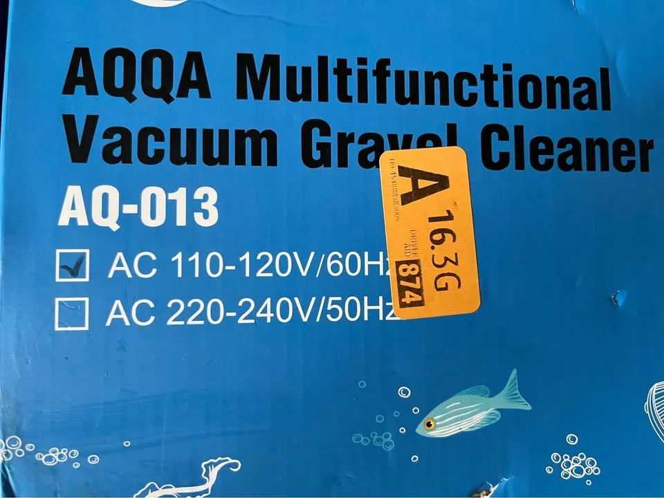 Aquarium Gravel Cleaner, 6-in-1 Electric Fish Tanks Gravel Vacuu image indicator(3)