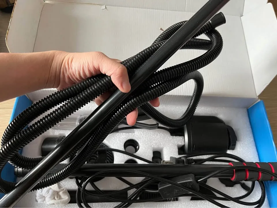 Aquarium Gravel Cleaner, 6-in-1 Electric Fish Tanks Gravel Vacuu image indicator(4)