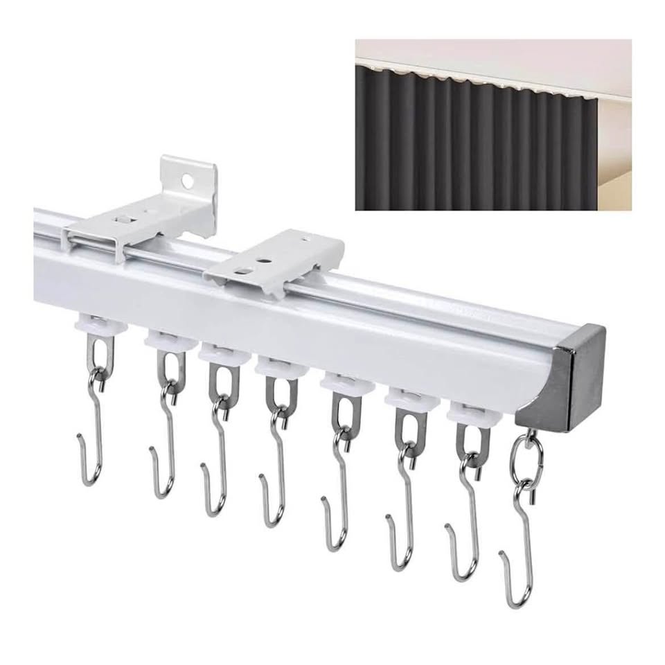 Heavy-Duty Ceiling Curtain Track 2 Meters
