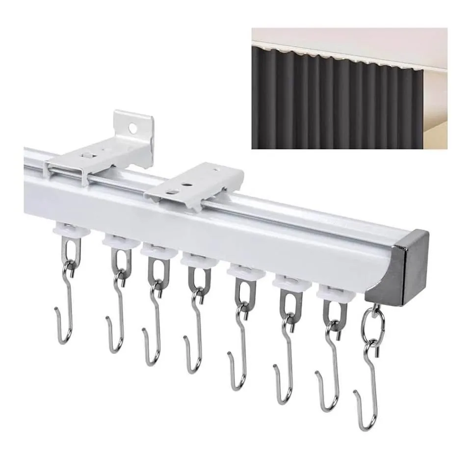 Heavy-Duty Ceiling Curtain Track 2 Meters