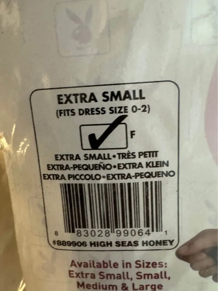 High Seas Honey Caribbean Pirate Playboy Adult Costume XS image indicator(5)